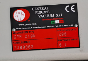 پمپ وکیوم روغنی گیو GEV مدل GPM 210K