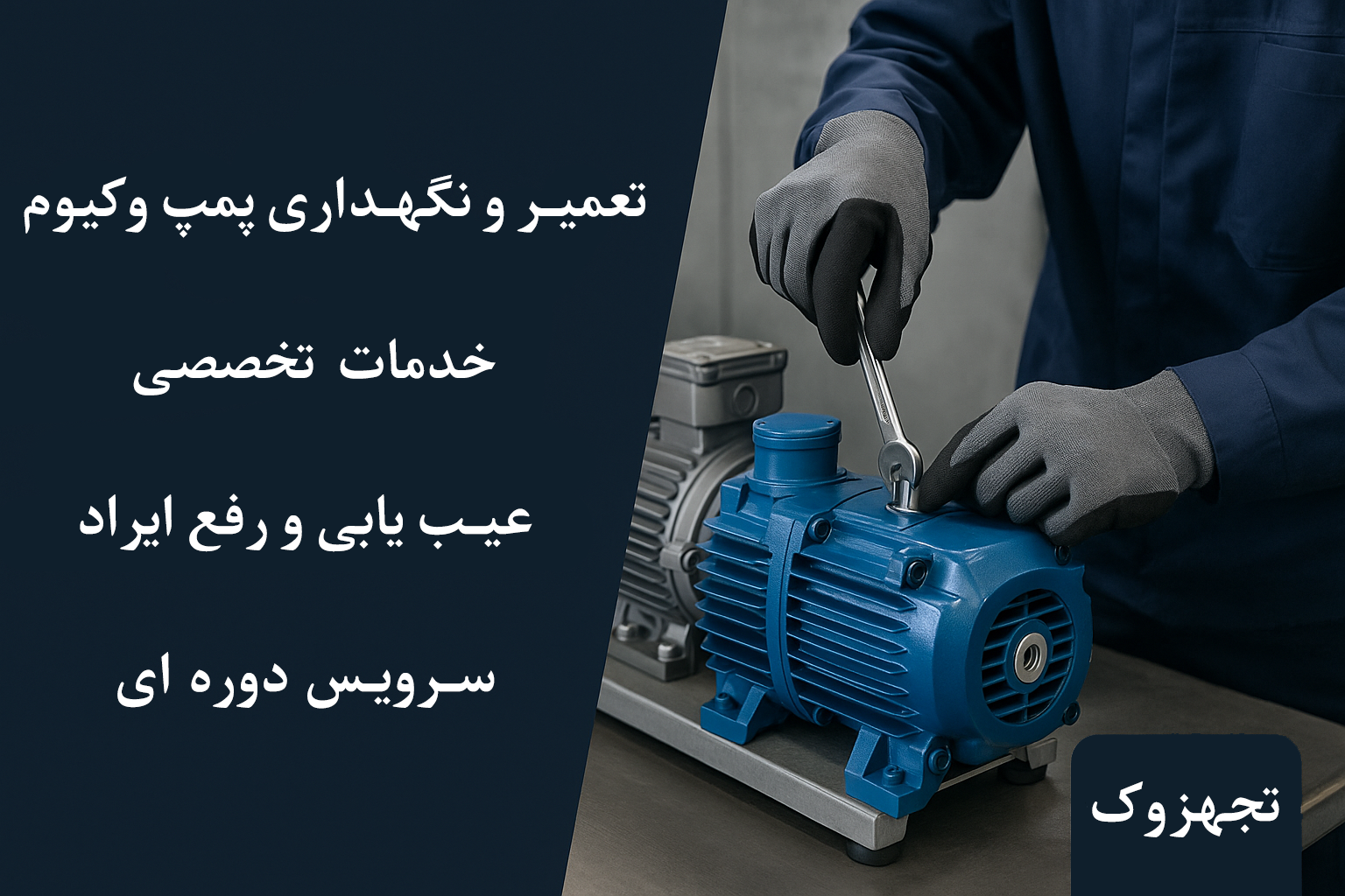 تعمیر و نگهداری تخصصی پمپ وکیوم