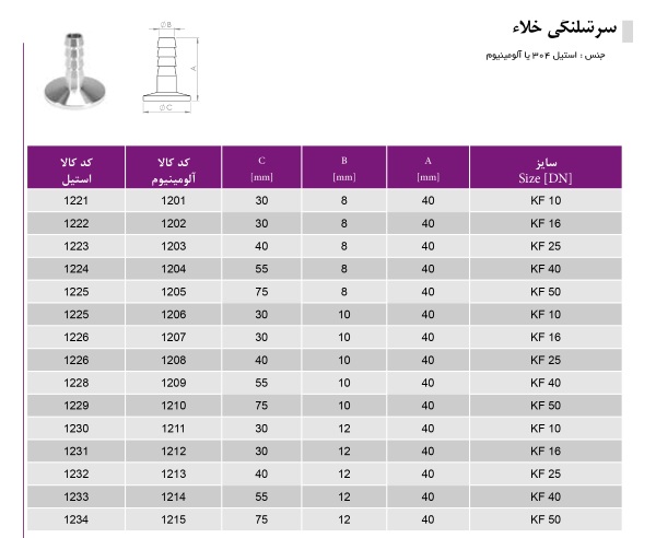 اتصالات شلنگی وکیوم