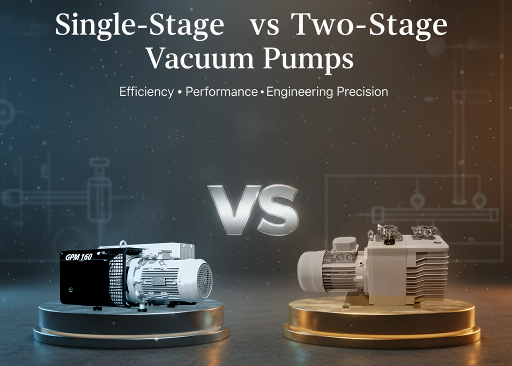 تفاوت پمپ وکیوم دو مرحله ای و تک مرحله ای