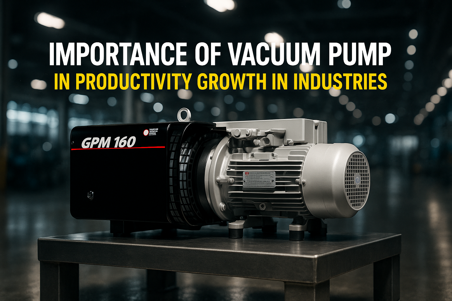 پمپ وکیوم روغنی در افزایش بهره‌وری صنایع