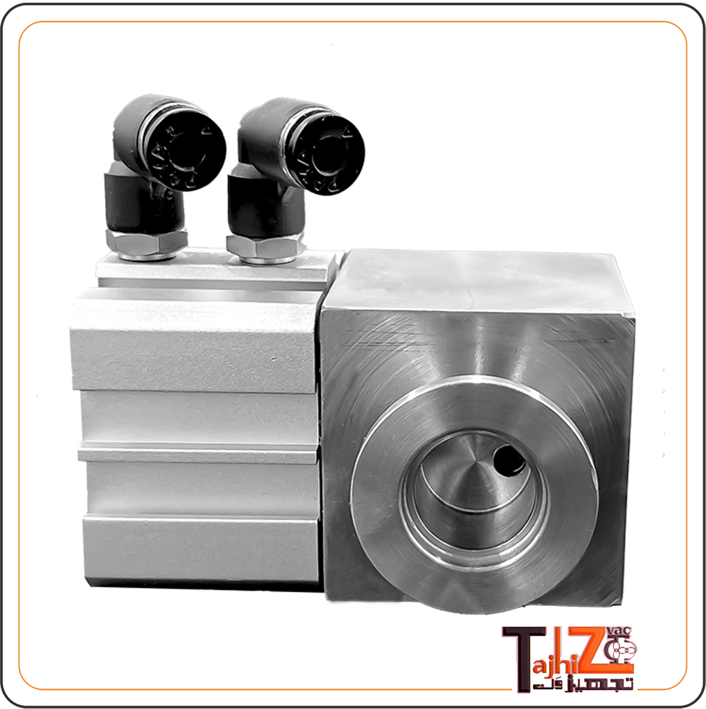 شیر زاویهای کنترلی خلاء T-شکل برای سیستمهای وکیوم صنعتی